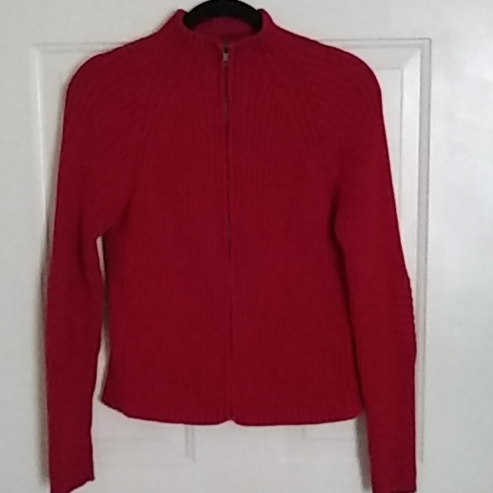 Christopher & Banks   Women's zip up sweater